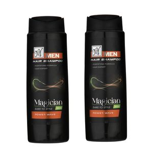 شامپو تقویت کننده مو مای مدل magician power wave حجم 400 میلی لیتر مجموعه 2 عددی